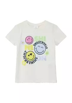 Футболка с принтом, детская s.Oliver, белый