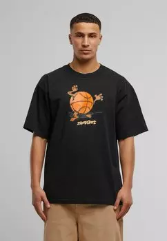 Футболка с принтом DEVIL Market, черный