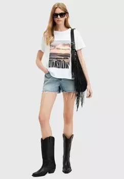 Футболка с принтом DIA GRACE AllSaints, белый