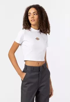 Футболка с принтом Dickies, белый