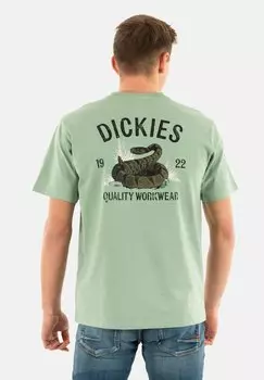 Футболка с принтом Dickies, зеленый