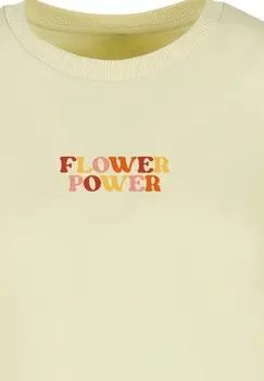 Футболка с принтом DIE BIENE MAJA FLOWER POWER HEROES OF CHILDHOOD F4NT4STIC, желтый