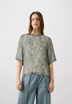 Футболка с принтом Diedra DRYKORN, черная