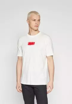 Футболка с принтом Diesel, белый