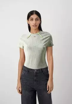 Футболка с принтом Diesel, белый