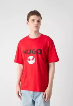 Футболка с принтом DIGHTMARE HUGO, красный