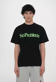 Футболка с принтом DIGI TEE No Problemo, черный