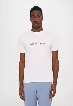 Футболка с принтом DILLAN Tiger of Sweden, белый