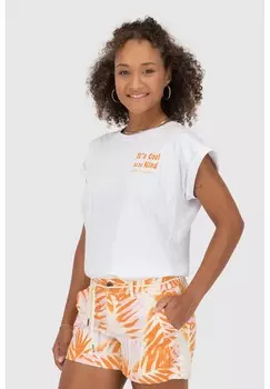 Футболка с принтом DINEAK P KURZARM alife & kickin, оранжевый