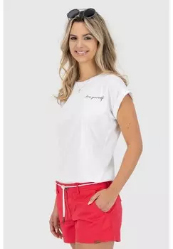 Футболка с принтом DINEAK P KURZARM alife & kickin, белый