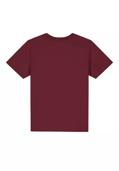 Футболка с принтом DINOSAURIER KLEINE SCHWESTER watapparel, темно-красный