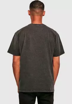 Футболка с принтом DIO RAINBOW PHOTO ACID WASHED Merchcode, черный
