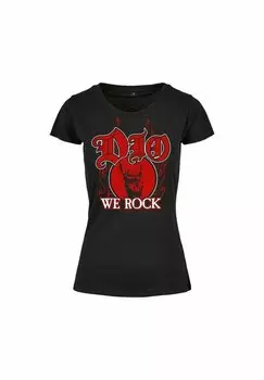 Футболка с принтом DIO-WE rockshirts, черный