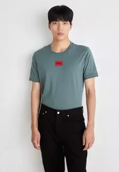 Футболка с принтом Diragolino HUGO, цвет dark green