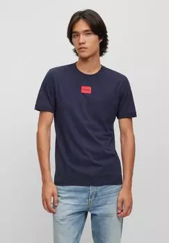 Футболка с принтом Diragolino HUGO, цвет dark blue