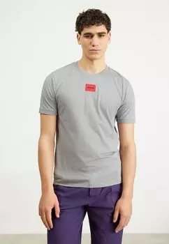Футболка с принтом Diragolino HUGO, цвет medium grey