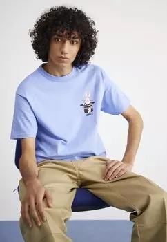 Футболка с принтом Disappear Obey Clothing, цвет digital lavender