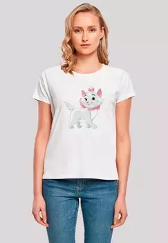 Футболка с принтом DISNEY ARISTOCATS MARIE BEAUTY F4NT4STIC, белый