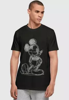 Футболка с принтом DISNEY BAMBI DRAWING ABSOLUTE CULT, цвет black