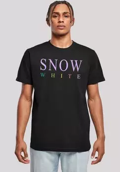 Футболка с принтом DISNEY BOYS SNOW WHITE SCHNEEWITTCHEN GRAPHIC F4NT4STIC, черный