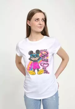 Футболка с принтом DISNEY CLASSIC MICKEY AIRBRUSHED MICKEY Disney, белый