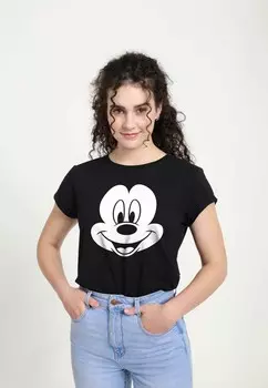 Футболка с принтом DISNEY CLASSIC MICKEY BIG FACE MICKEY Disney, черный