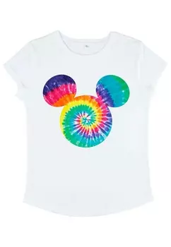 Футболка с принтом DISNEY CLASSIC MICKEY MICKEY TIE DYE FILL Disney, белый