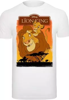 Футболка с принтом DISNEY DER KNIG DER LWEN SIMBA UND MUFASA F4NT4STIC, белый