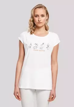 Футболка с принтом DISNEY FROZEN OLAF SHAPE SHIFTER F4NT4STIC, белый