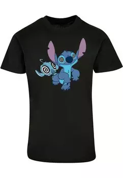 Футболка с принтом Disney Herren Lilo Stitch Hypnotized ABSOLUTE CULT, цвет schwarz