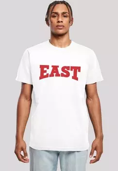 Футболка с принтом DISNEY HIGH SCHOOL MUSICAL THE MUSICAL EAST HIGH F4NT4STIC, белый