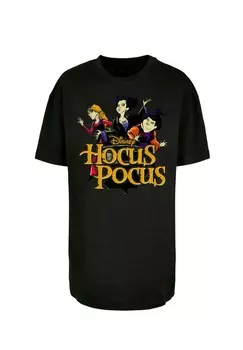 Футболка с принтом DISNEY HOCUS POCUS STRIKE A POSE OVERSIZED BOYFRIEND ABSOLUTE CULT, черный