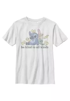 Футболка с принтом Disney Kind To All Kinds Disney, белый