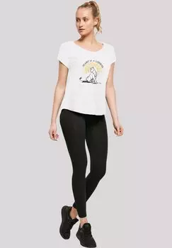 Футболка с принтом DISNEY KNIG DER LWEN MOVIE HEART OF A LIONESS F4NT4STIC, белый