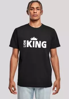 Футболка с принтом DISNEY KNIG DER LWEN MOVIE CROWN F4NT4STIC, черный
