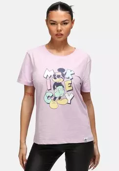 Футболка с принтом DISNEY MICKEY COOL PASTEL Re:Covered, цвет purple