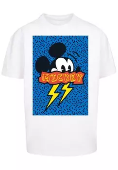Футболка с принтом DISNEY MICKEY MOUSE 90S FLASH F4NT4STIC, белый
