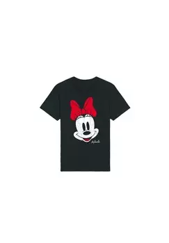 Футболка с принтом DISNEY MICKY MAUS MINNIE F4NT4STIC, черный