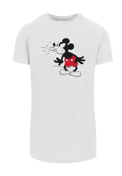 Футболка с принтом DISNEY MICKY MAUS PREMIUM FILM MOVIE TV COMIC FAN MERCH FR KI F4NT4STIC, белый