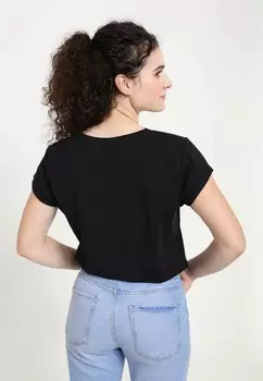 Футболка с принтом DISNEY PRINCESSES POP PRINCESSES Disney, черный