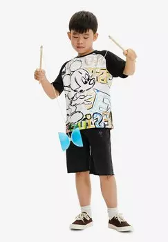 Футболка с принтом DISNEY'S MICKEY MOUSE ILLUSTRATION Desigual, цвет white