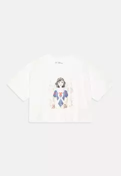Футболка с принтом Disney Snow White Better Graphic Girls GAP, цвет new off-white
