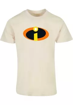 Футболка с принтом DISNEY THE INCREDIBLES 2 COSTUME LOGO ABSOLUTE CULT, песочный
