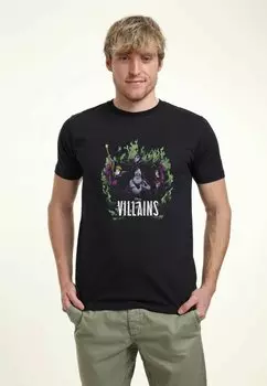 Футболка с принтом DISNEY VILLAINS CHILDREN OF MAYHEM UNISEX Henry Tiger, темно-синий