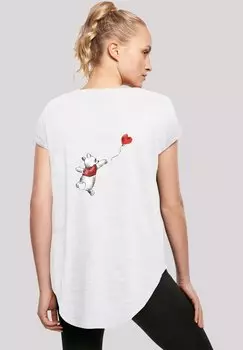 Футболка с принтом DISNEY WINNIE & BALLOON ON BACK WITH F4NT4STIC, цвет white