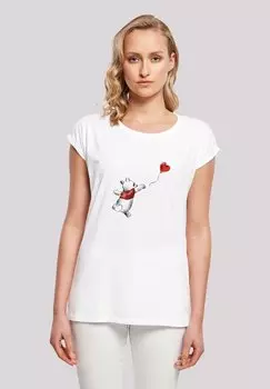 Футболка с принтом DISNEY WINNIE PUUH BALLON F4NT4STIC, цвет white