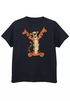 Футболка с принтом DISNEY WINNIE THE POOH CLASSIC TIGGER ABSOLUTE CULT, цвет black