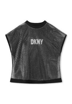 Футболка с принтом DKNY, цвет light grey