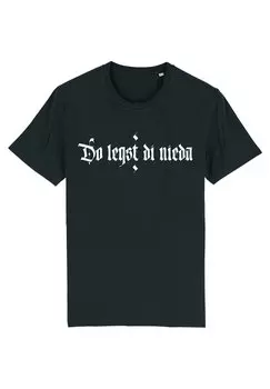 Футболка с принтом DO LEGST DI NIEDA Watapparel, цвет black