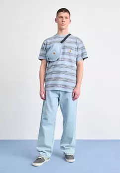 Футболка с принтом DODSON POCKET Carhartt WIP, светло-голубой
